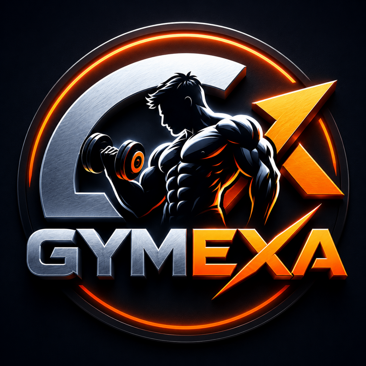 GymEXA — gym management system logo